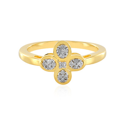 I2 (I) Diamant-Silberring