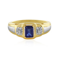 Blauer Madagaskar-Saphir-Silberring