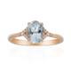 Brasilianischer Aquamarin-Goldring