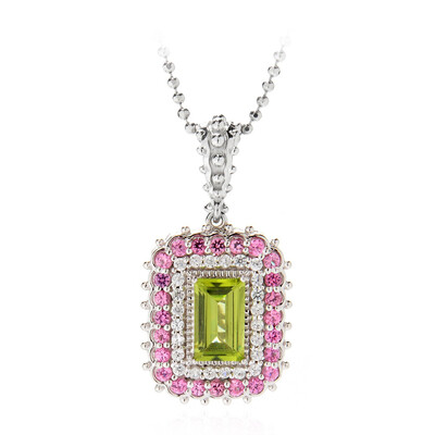 Peridot-Silberhalskette (Dallas Prince Designs)