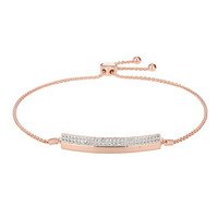 Weißer Topas-Silberarmband