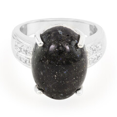 Leoparden-Opal-Silberring
