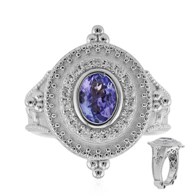 Tansanit-Silberring (Dallas Prince Designs)