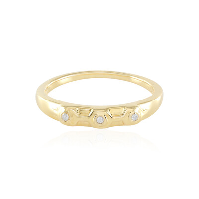 I2 (I) Diamant-Silberring