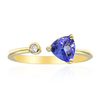AAA-Tansanit-Goldring