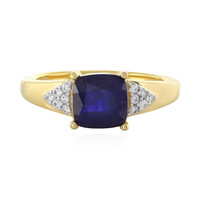 Blauer Madagaskar-Saphir-Silberring