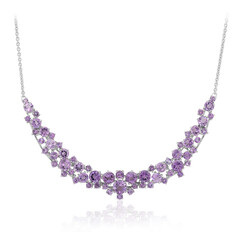 Amethyst-Silbercollier