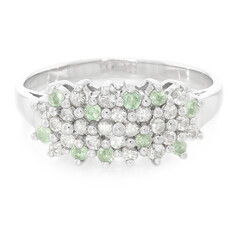 Paraiba-Turmalin-Silberring