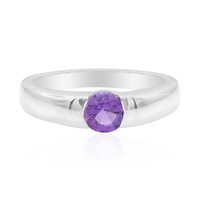 Bolivianischer Amethyst-Silberring