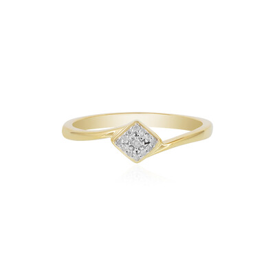 I2 (I) Diamant-Silberring