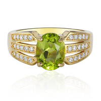 Peridot-Silberring