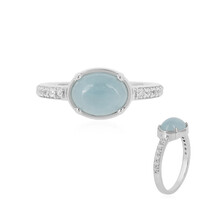 Aquamarin-Silberring