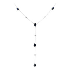 Ceylon-Saphir-Goldcollier