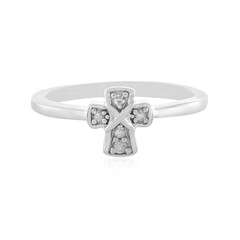 I1 (I) Diamant-Silberring