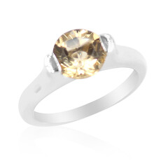 Goldener Labradorit-Silberring
