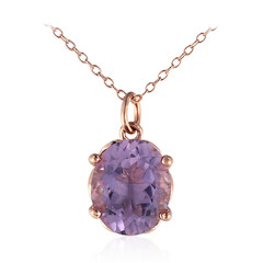 Bolivianischer Amethyst-Silberhalskette