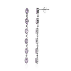 Bolivianischer Amethyst-Silberohrringe