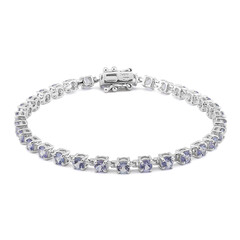 Tansanit-Silberarmband
