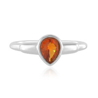 Mexikanischer Feueropal-Silberring