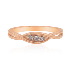 Pinkfarbener I3 Argyle-Brillant-Goldring (Mark Tremonti)
