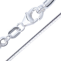 925er Silber-Tondakette - 45 cm -  5,8 g