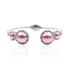 Mabe-Perlen-Silberarmreif (Dallas Prince Designs)