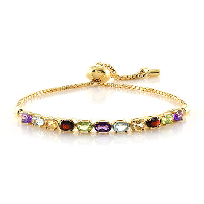 Edelstein-Silberarmband