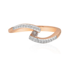 Pinkfarbener I3 Argyle-Brillant-Goldring (Mark Tremonti)
