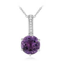 Amethyst-Silberhalskette