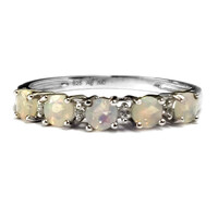 Welo-Opal-Silberring