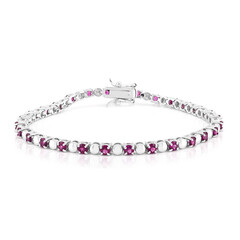 Rhodolith-Silberarmband