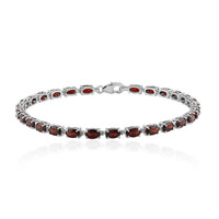 Granat-Silberarmband