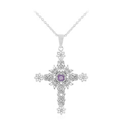 Amethyst-Silberhalskette