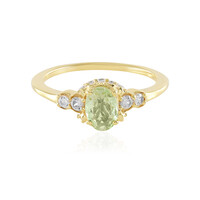 Merelani-Mint-Granat-Silberring