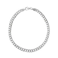Silber-Panzerarmband - 3,6 g - 19 cm