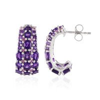 Amethyst-Silberohrringe (de Melo)