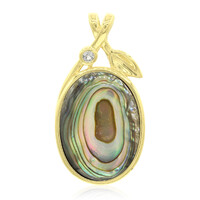 Abalone-Muschel-Silberanhänger