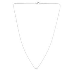375er Weißgold-Rolokette - 45 cm - 1,18 g