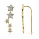 SI1 (G) Brillant-Goldohrringe (Annette)
