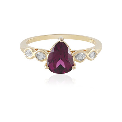 Magenta-Granat-Goldring