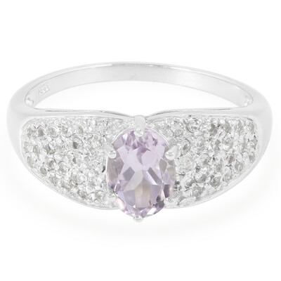 Lavendel-Amethyst-Silberring