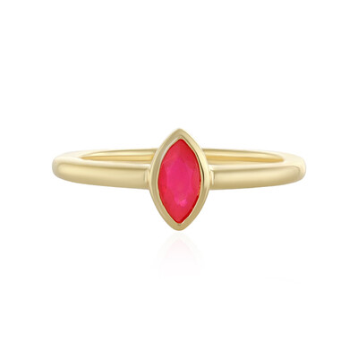 Äthiopischer Pinkfarbener Opal-Silberring