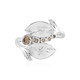 I3 Champagner-Diamant-Silberring (de Melo)