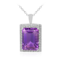 Amethyst-Silberhalskette