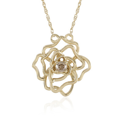 I1 Schokoladen-Brillant-Goldcollier