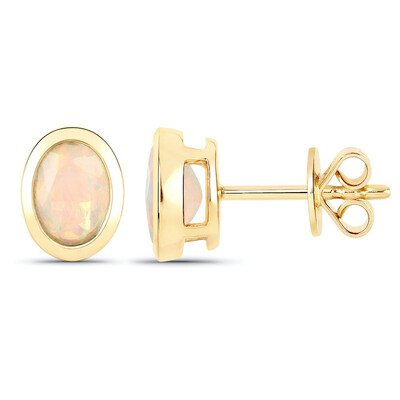 Welo-Opal-Goldohrringe