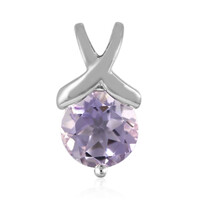 Lavendel-Amethyst-Silberanhänger