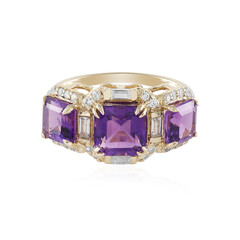 Sibirischer Amethyst-Goldring (Adela Gold)