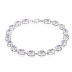 Amethyst-Silberarmband