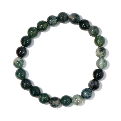 Moosachat-Armband